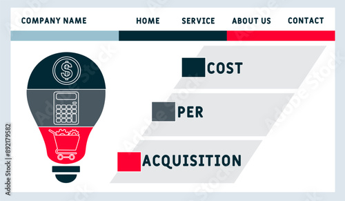 CPA - Cost Per Acquisition acronym. business concept background. vector illustration concept with keywords and icons. lettering illustration with icons for web banner, flyer, landing pag
