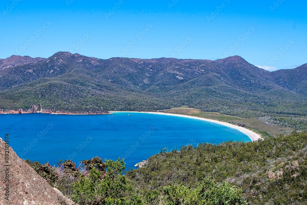 Freycinet national park, Winegalss bay, Tasmania, Tassia, Tasman wilderness, Australia 