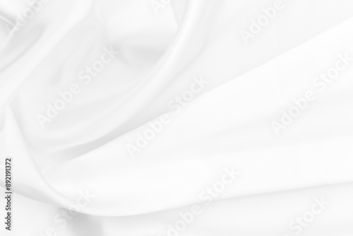 Smooth elegant white fabric silk texture soft background