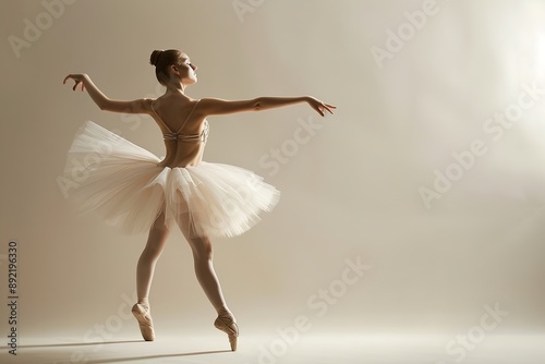 Ballerina in eleganter Pose photo
