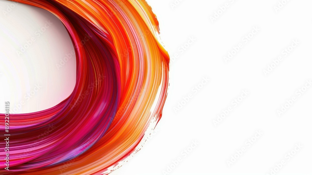 Vibrant art painting banner with a rainbowcolored ellipse frame, created with oil or acrylic brushstrokes on a white background. Vibrant art painting banner with a rainbowcolored ellipse frame, created with oil or acrylic brushstrokes on a white background.