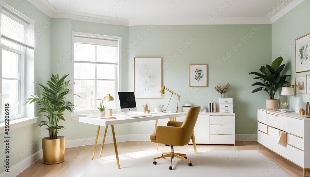 Photo interior modern design room 3d illustration Photo interior modern design room 3d illustration