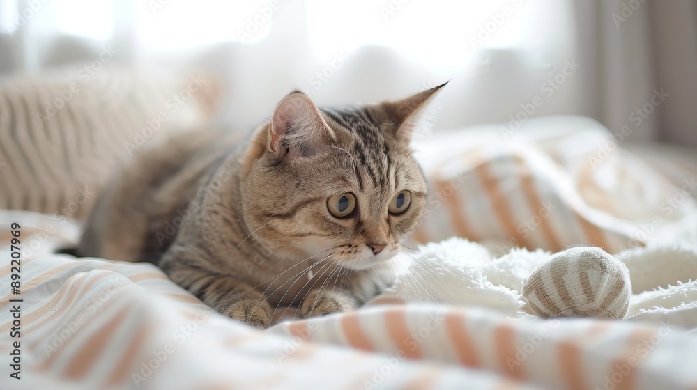 cute cat in bed room cute cat in bed room