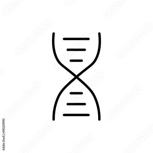 dna glyph icon