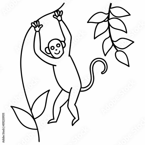 Photography This fun and educational vector illustration coloring book features jungle anima