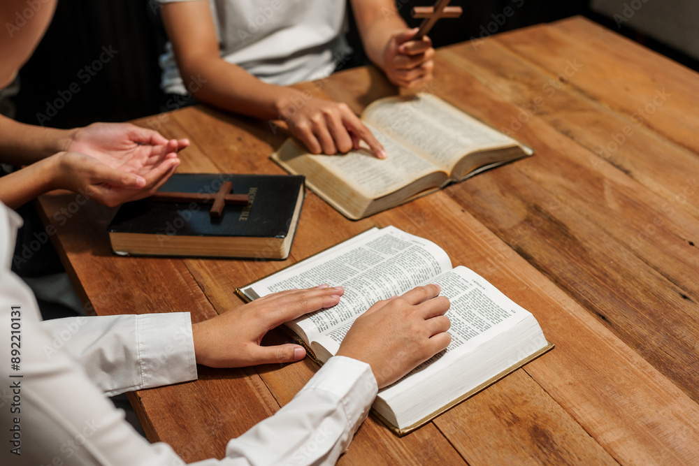 A person reads the Bible, embodying faith and spirituality. The scene reflects a serene moment of contemplation and devotion, highlighting the importance of religion in everyday life. A person reads the Bible, embodying faith and spirituality. The scene reflects a serene moment of contemplation and devotion, highlighting the importance of religion in everyday life.