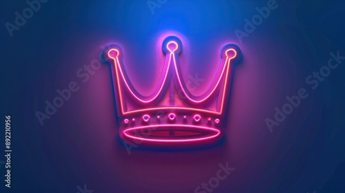 neon light crown