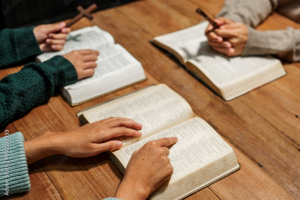 A person reads the Bible, embodying faith and spirituality. The scene reflects a serene moment of contemplation and devotion, highlighting the importance of religion in everyday life. A person reads the Bible, embodying faith and spirituality. The scene reflects a serene moment of contemplation and devotion, highlighting the importance of religion in everyday life.