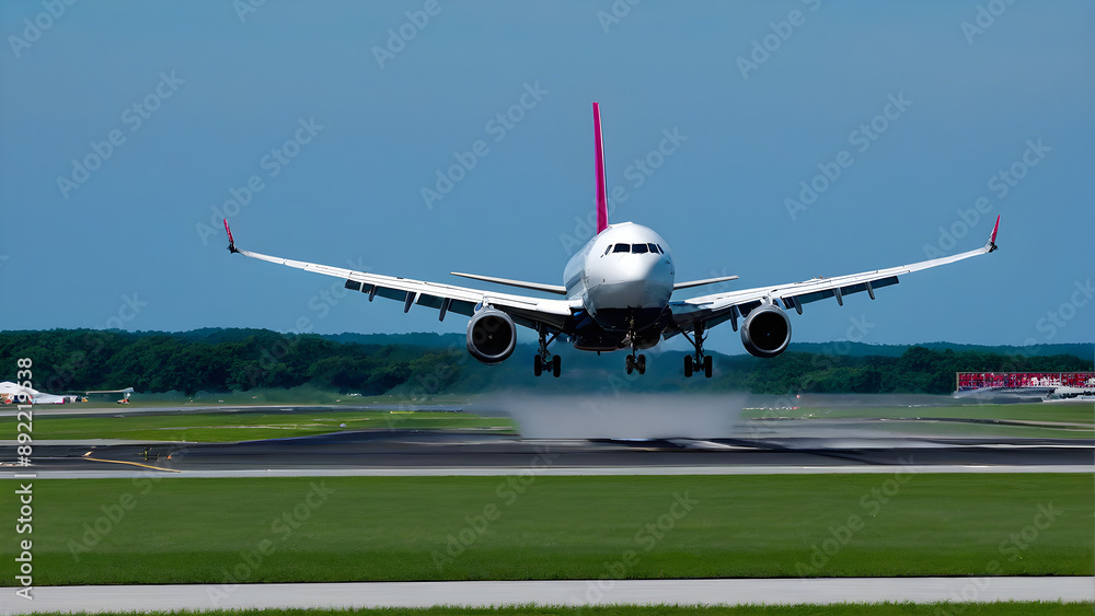 airplane at the airport ai generated airplane at the airport ai generated