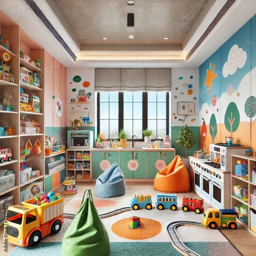 interior of an apartment building - play room2 photo