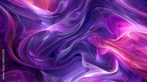 A digital art background with swirling purple and pink patterns, evoking a sense of energy and fluidity