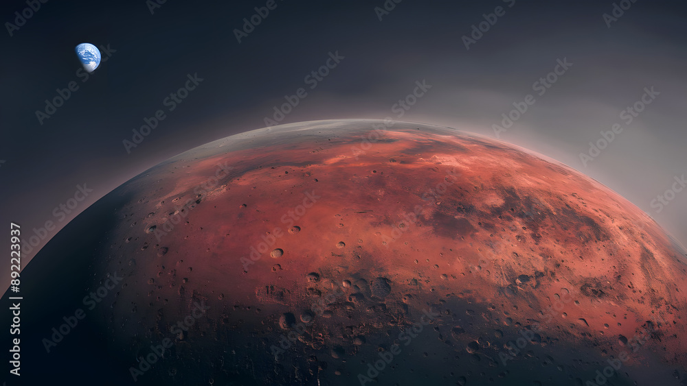 Fototapeta premium Futuristic plasma sphere design with vibrant blue and black colors, emitting waves of light and energy