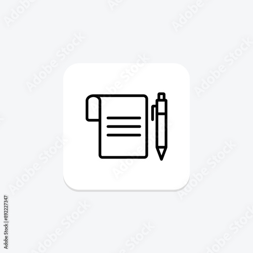 Trade Association line icon , vector, pixel perfect, illustrator file