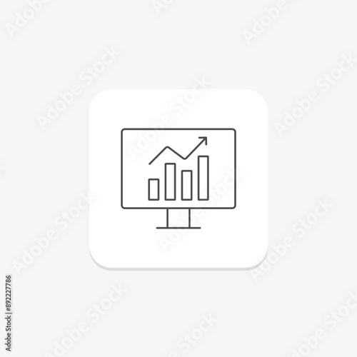 Trade Dispute thinline icon , vector, pixel perfect, illustrator file