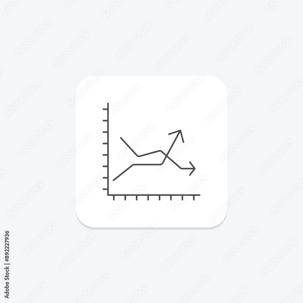 Trade Benefits thinline icon , vector, pixel perfect, illustrator file Trade Benefits thinline icon , vector, pixel perfect, illustrator file