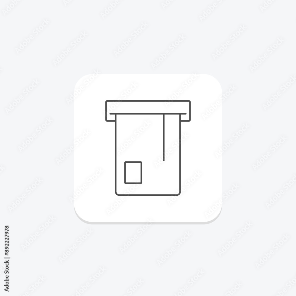 Trade Growth Factors thinline icon , vector, pixel perfect, illustrator file Trade Growth Factors thinline icon , vector, pixel perfect, illustrator file