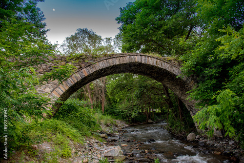 Ancient Rome bridge near Hrabrino photo