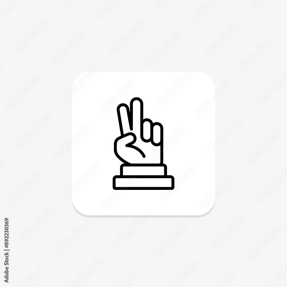 Victory line icon , vector, pixel perfect, illustrator file Victory line icon , vector, pixel perfect, illustrator file