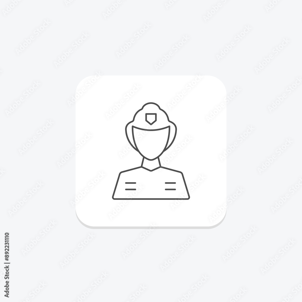 Cavalry thinline icon , vector, pixel perfect, illustrator file Cavalry thinline icon , vector, pixel perfect, illustrator file