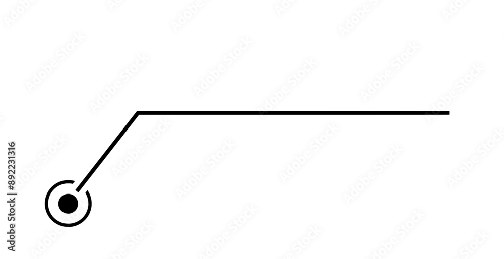 Vector Line Pointer Design - Minimalist Black Information Line, Perfect for Infographics and Presentation Graphics, Isolated on Transparent Background Vector Line Pointer Design - Minimalist Black Information Line, Perfect for Infographics and Presentation Graphics, Isolated on Transparent Background