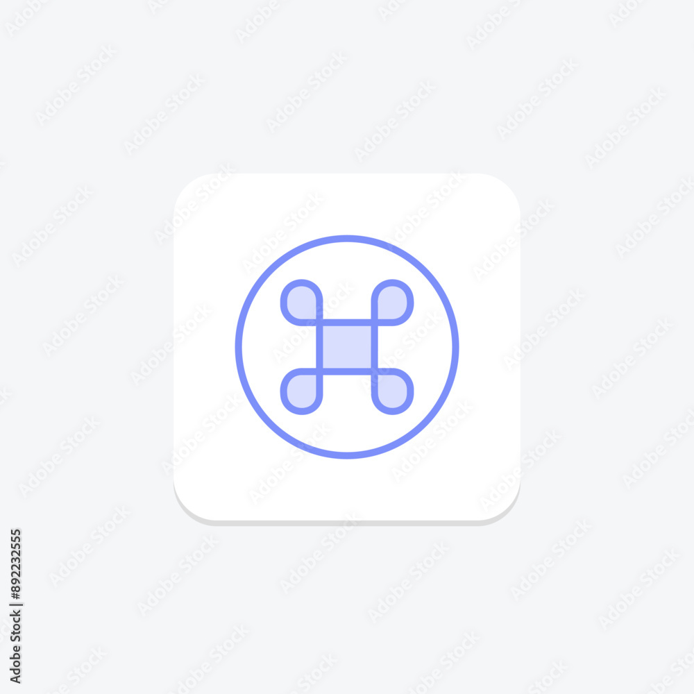 Command duotone line icon , vector, pixel perfect, illustrator file Command duotone line icon , vector, pixel perfect, illustrator file