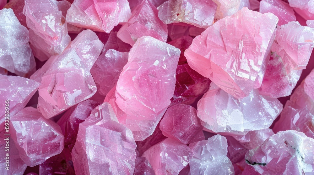 Raw Rose quartz stone textured surface background Raw Rose quartz stone textured surface background