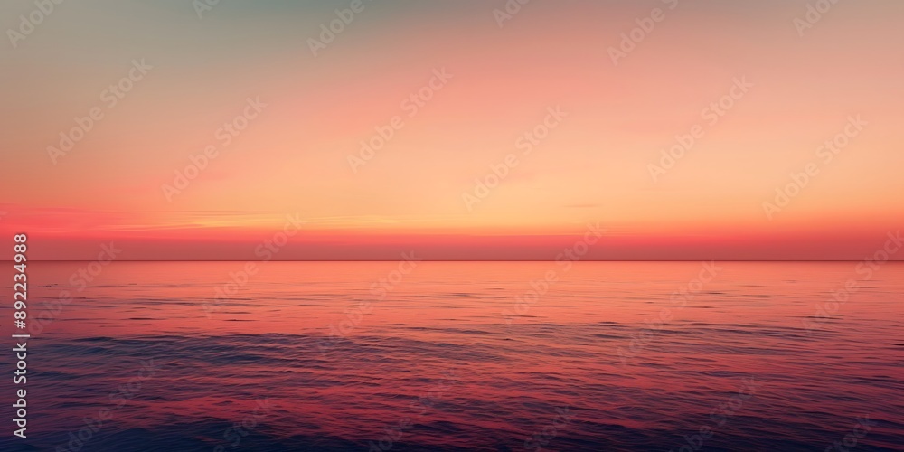 Fototapeta premium Warm Sunset Gradient Background with Smooth Blend and High Clarity