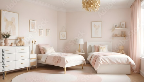 Photo interior modern design room 3d illustration