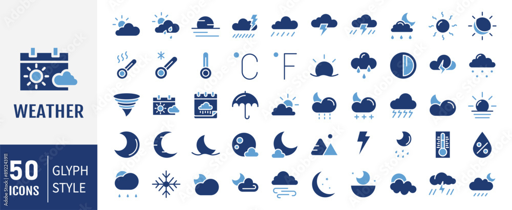 Weather icons. Weather forecast icon set. Clouds logo. Weather , clouds, sunny day, moon, snowflakes, wind, sun day. Vector illustration. Weather icons. Weather forecast icon set. Clouds logo. Weather , clouds, sunny day, moon, snowflakes, wind, sun day. Vector illustration.