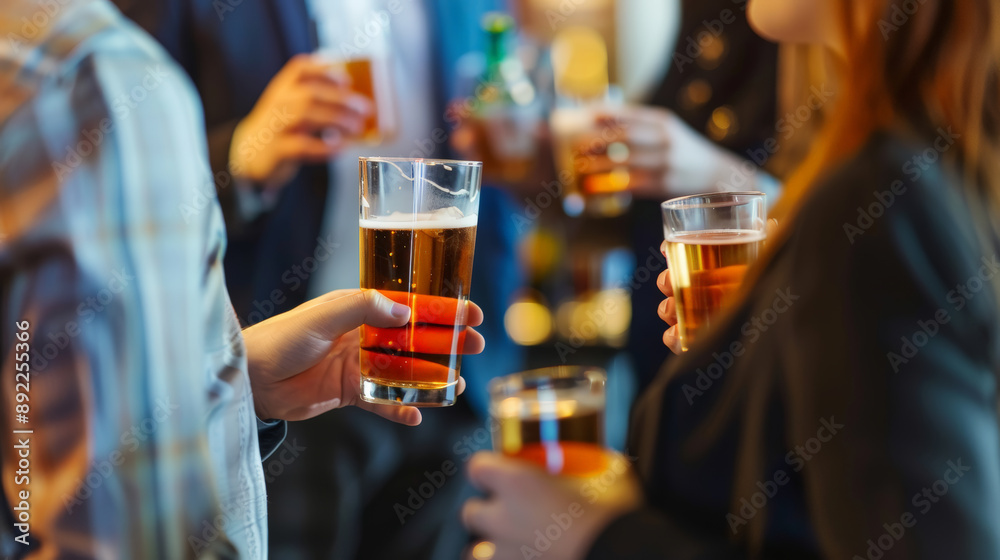Energetic Networking Event: Business Professionals in Action. Generative AI Energetic Networking Event: Business Professionals in Action. Generative AI