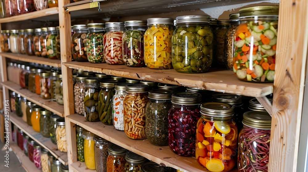 Home economist's food preservation garage