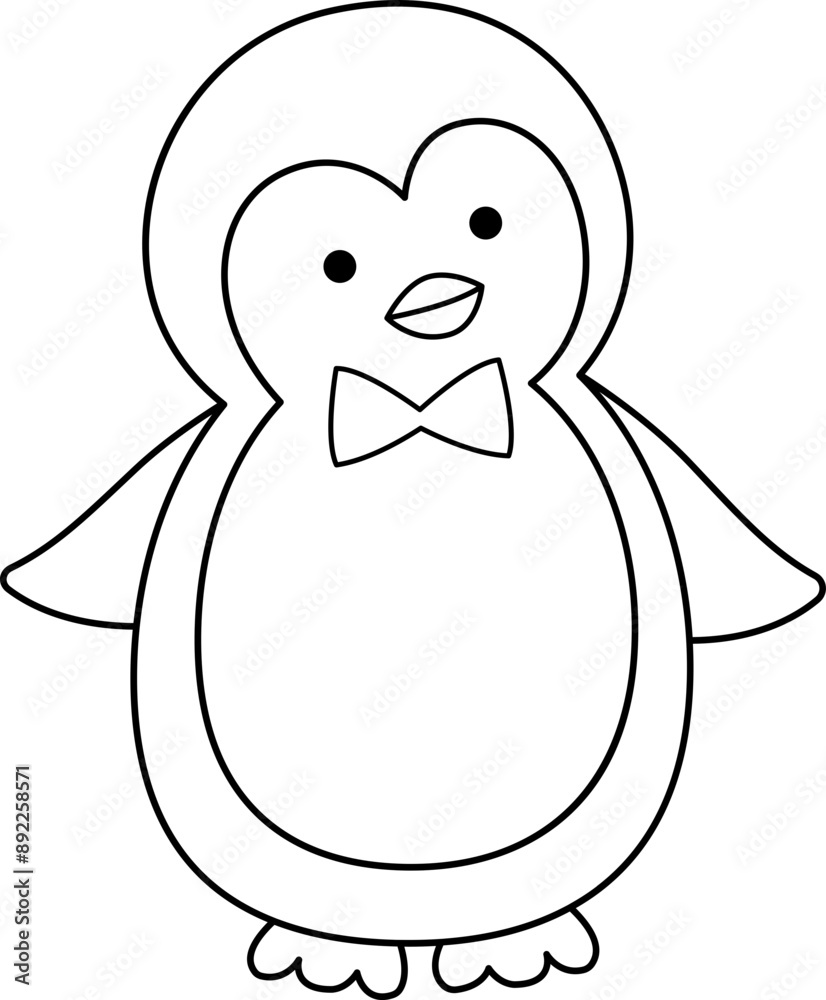 Cute Christmas penguin outline
Cute Christmas penguin coloring page isolated Cute Christmas penguin outline
Cute Christmas penguin coloring page isolated