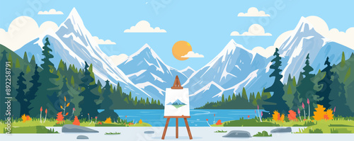 Vector flat minimalistic isolated