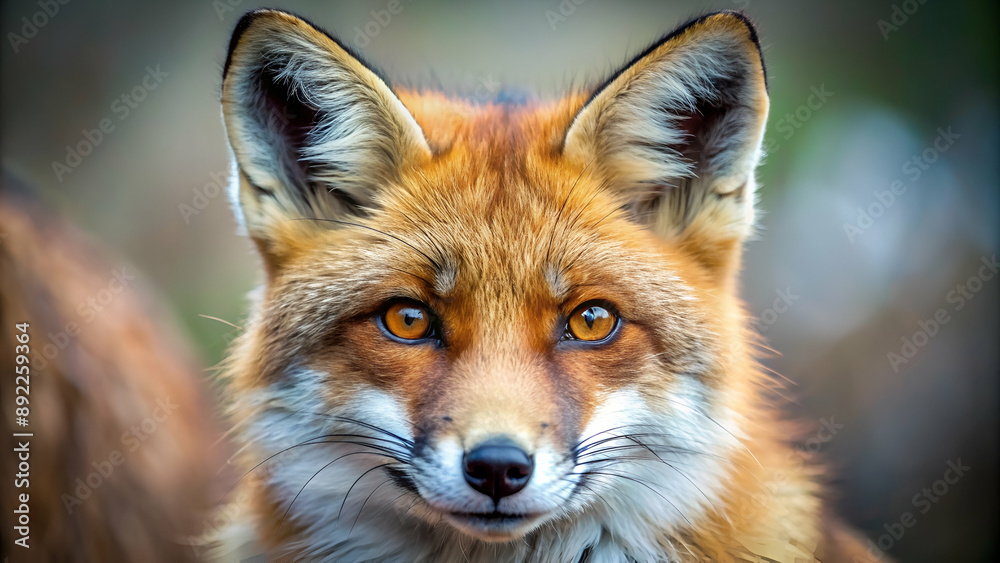 Fox in close-up Fox in close-up