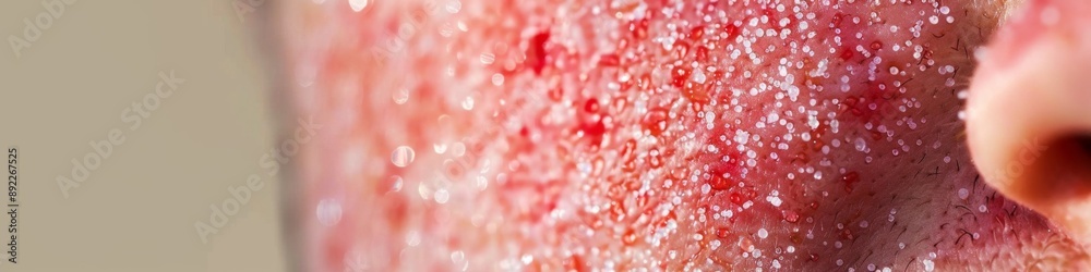 Postules Rash Abstract Visualization of Highly Contagious Bacterial Skin Infection ...
