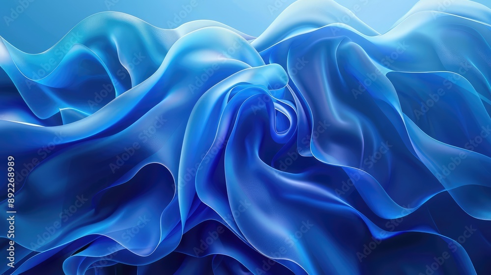 Obraz premium 3D Abstract blue background