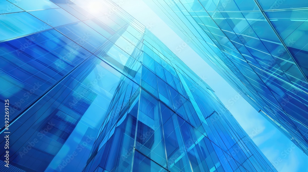 Fototapeta premium Abstract colorful business background
