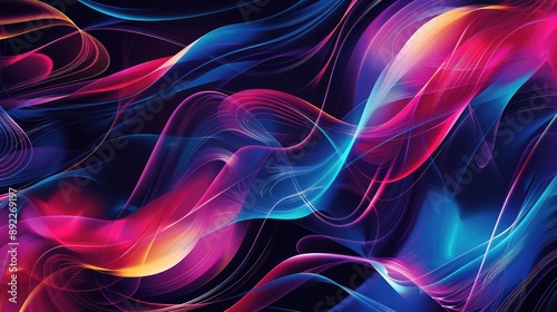 Colorful abstract design background © Tnzal