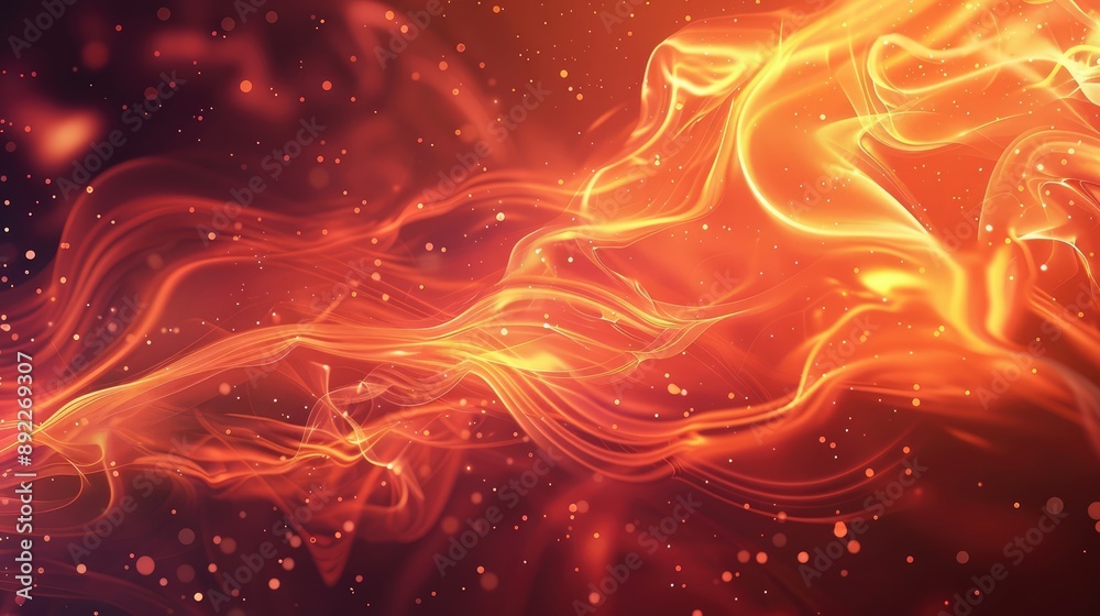 Fototapeta premium Abstract flame for banner background, flame background