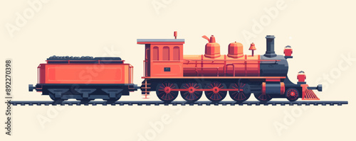 Vector flat minimalistic isolated illustration