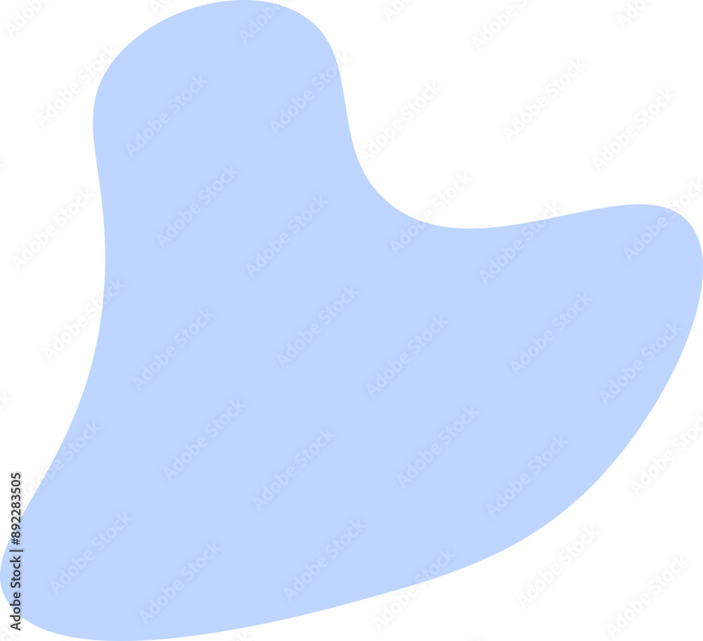 Abstract blotch shape. Abstract blotch shape.