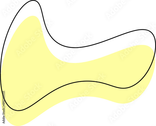 Abstract blotch shape.