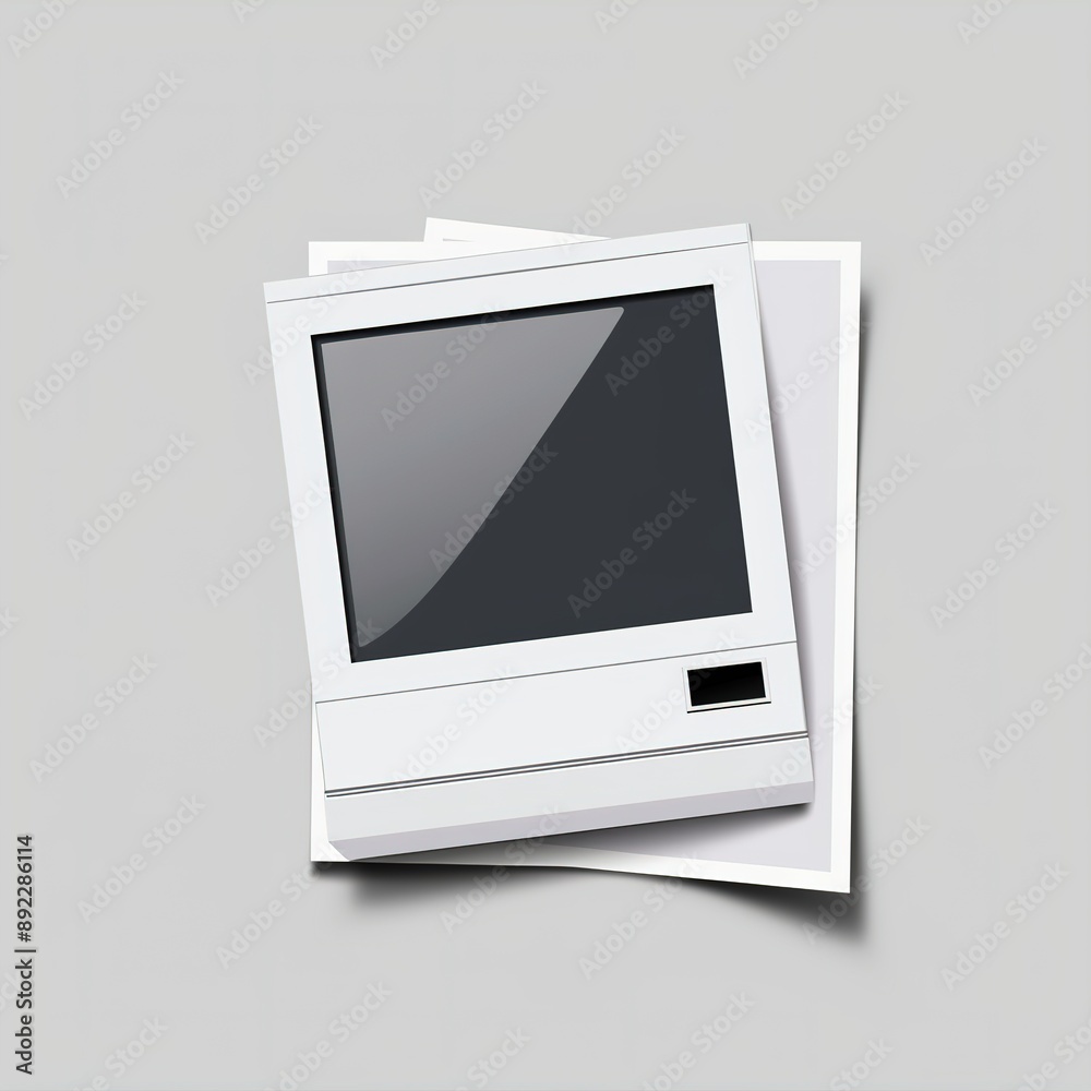 Vector white Polaroid photo frame on a transparent background with clipping path and shadow. High-resolution, detailed vector illustration for design and presentation purposes. Vector white Polaroid photo frame on a transparent background with clipping path and shadow. High-resolution, detailed vector illustration for design and presentation purposes.