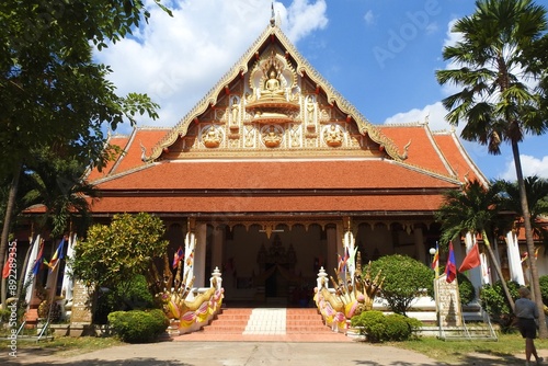 Wat That Phoun Buddhist temple, Vientiane - Laos photo