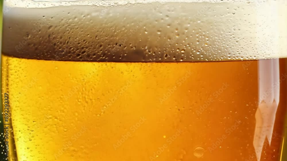 Golden Bubbles: The Art of a Perfect Beer Pour Golden Bubbles: The Art of a Perfect Beer Pour