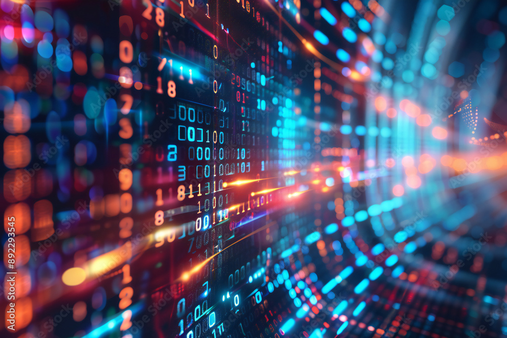 Abstract Technology Background with Data Visualization for Futuristic Digital Design and Tech Aesthetics Abstract Technology Background with Data Visualization for Futuristic Digital Design and Tech Aesthetics