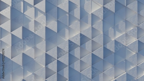 Abstract white geometric pa...