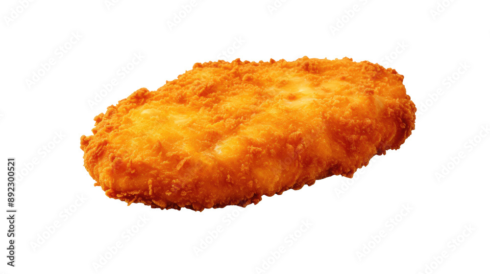 Cutlet on white isolated on clear png background and transparent background. food drink and dessert concept for cafe and restaurent, AI generative.