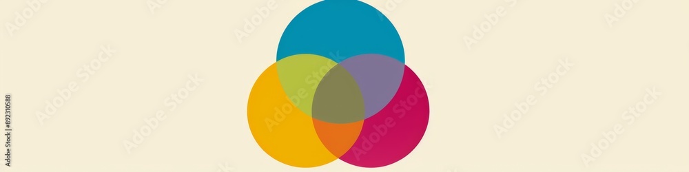 Fototapeta premium Abstract Colorful Pie Chart Visualization: Data Analytics and Business Statistics Concept. AI-Generated 4K Illustration Depicting Five-Segment Circle Graph for Financial Reports, Market Share Analysis