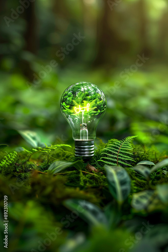 Ecology, energy saving and sustainability concept